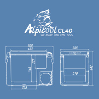 Купить Компрессорный автохолодильник Alpicool CL40 (12/24V) арт. 990104